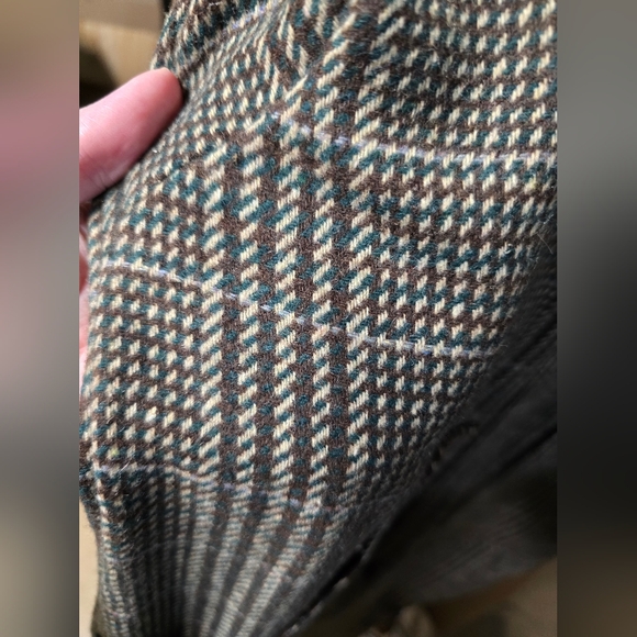 RevivALL Clothing Wool Overalls Houndstooth Medium - Picture 4 of 7